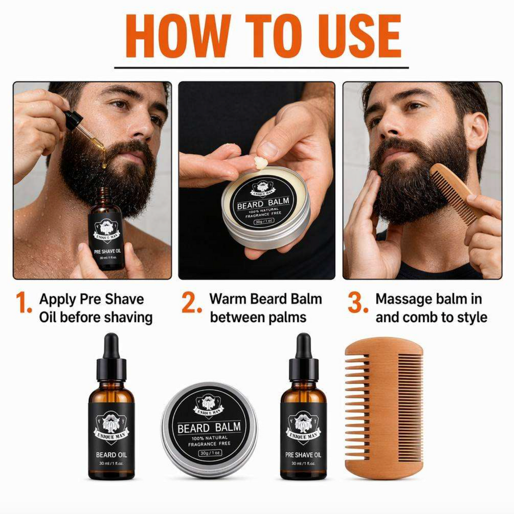 Complete Beard Grooming Kit for Men