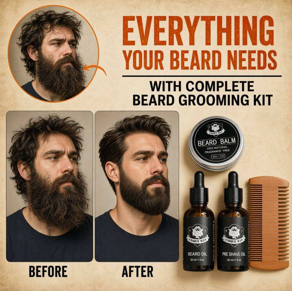 Complete Beard Grooming Kit for Men